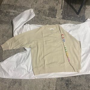 Tan sweater size large from aerie